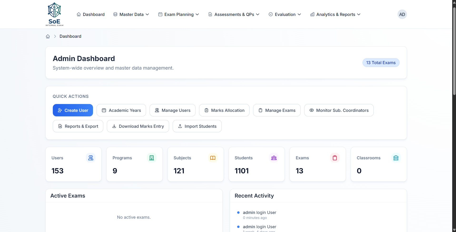 Exam Management System - Digital Examination Platform by Yug Rojivadiya