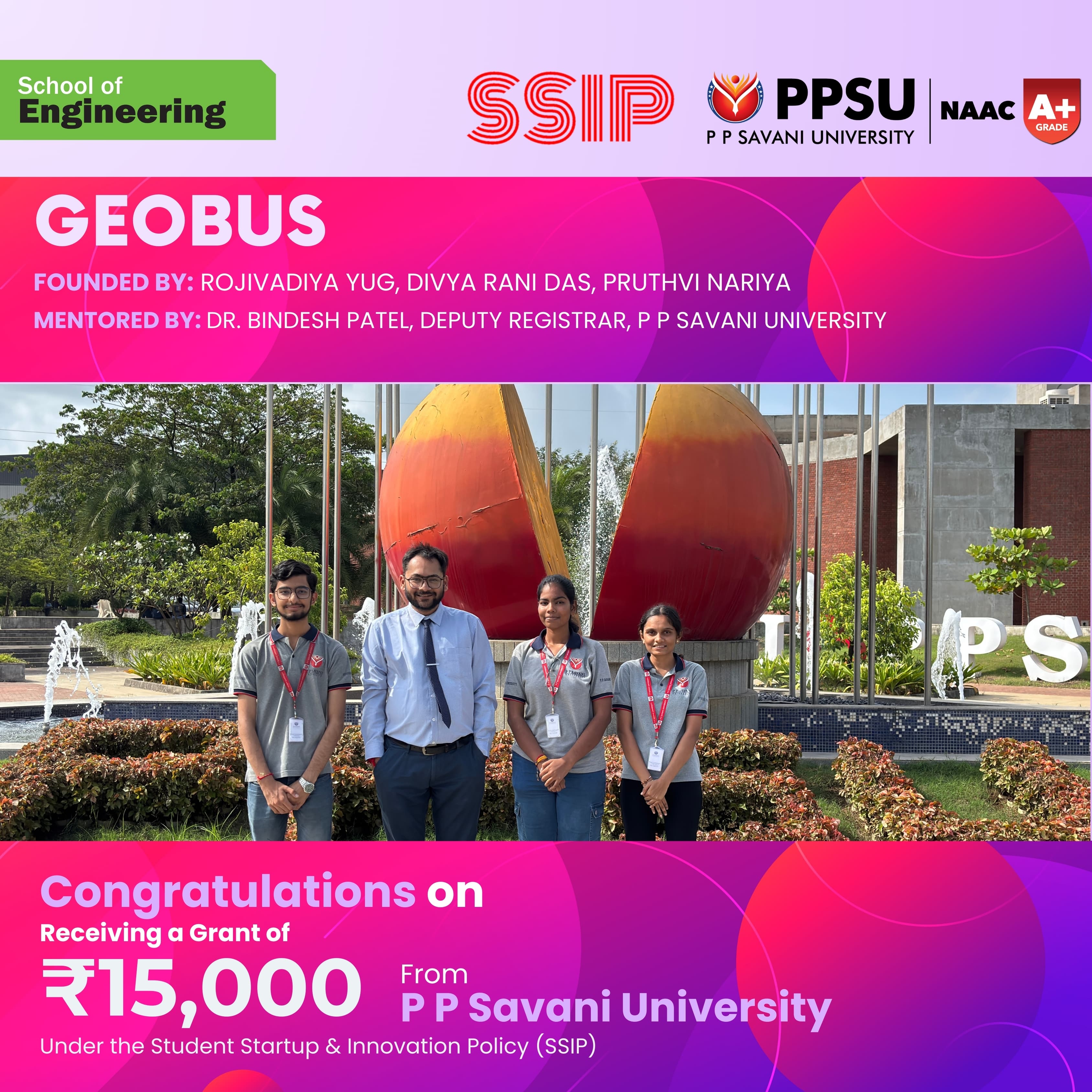 GeoBus - Real-time Bus Tracking System by Yug Rojivadiya