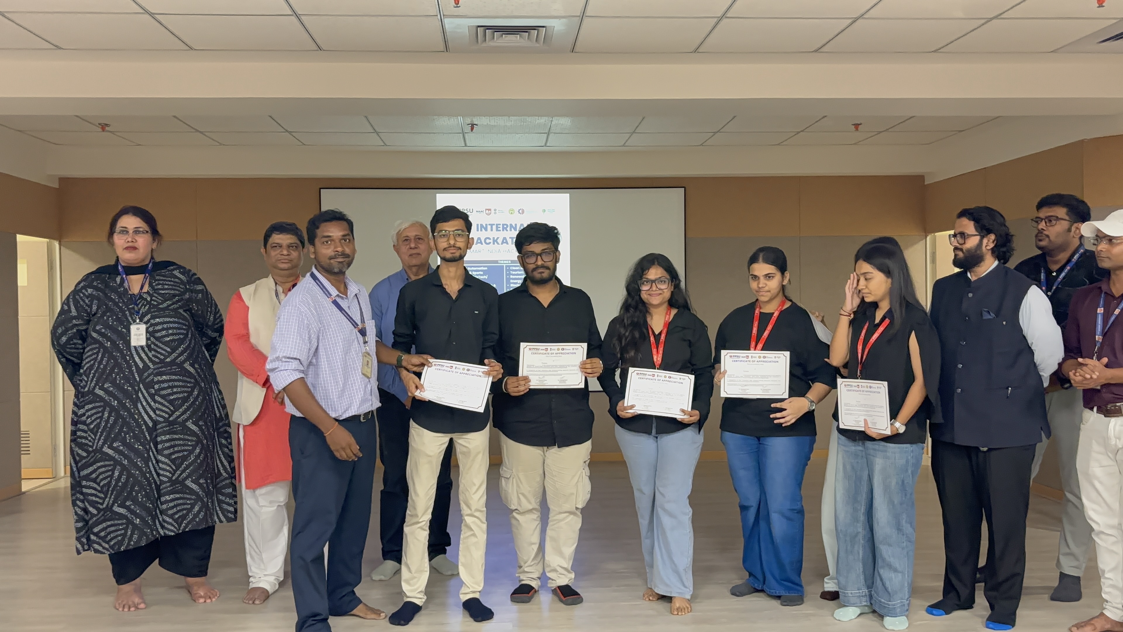 SIH 2026 Internal Round Winner - Team Photo